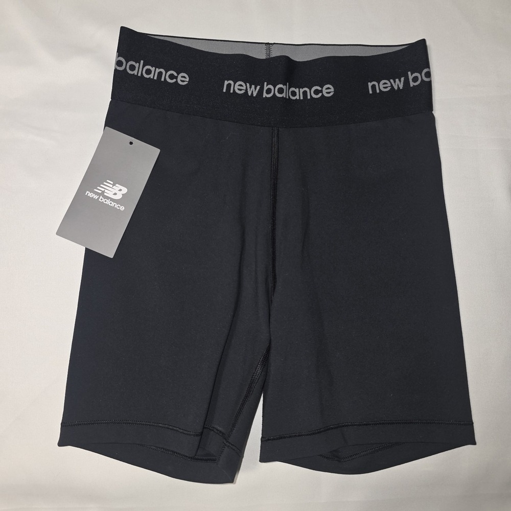 New Balance Compression Shorts XS Black Unisex Legging Biker Shorts NWOT